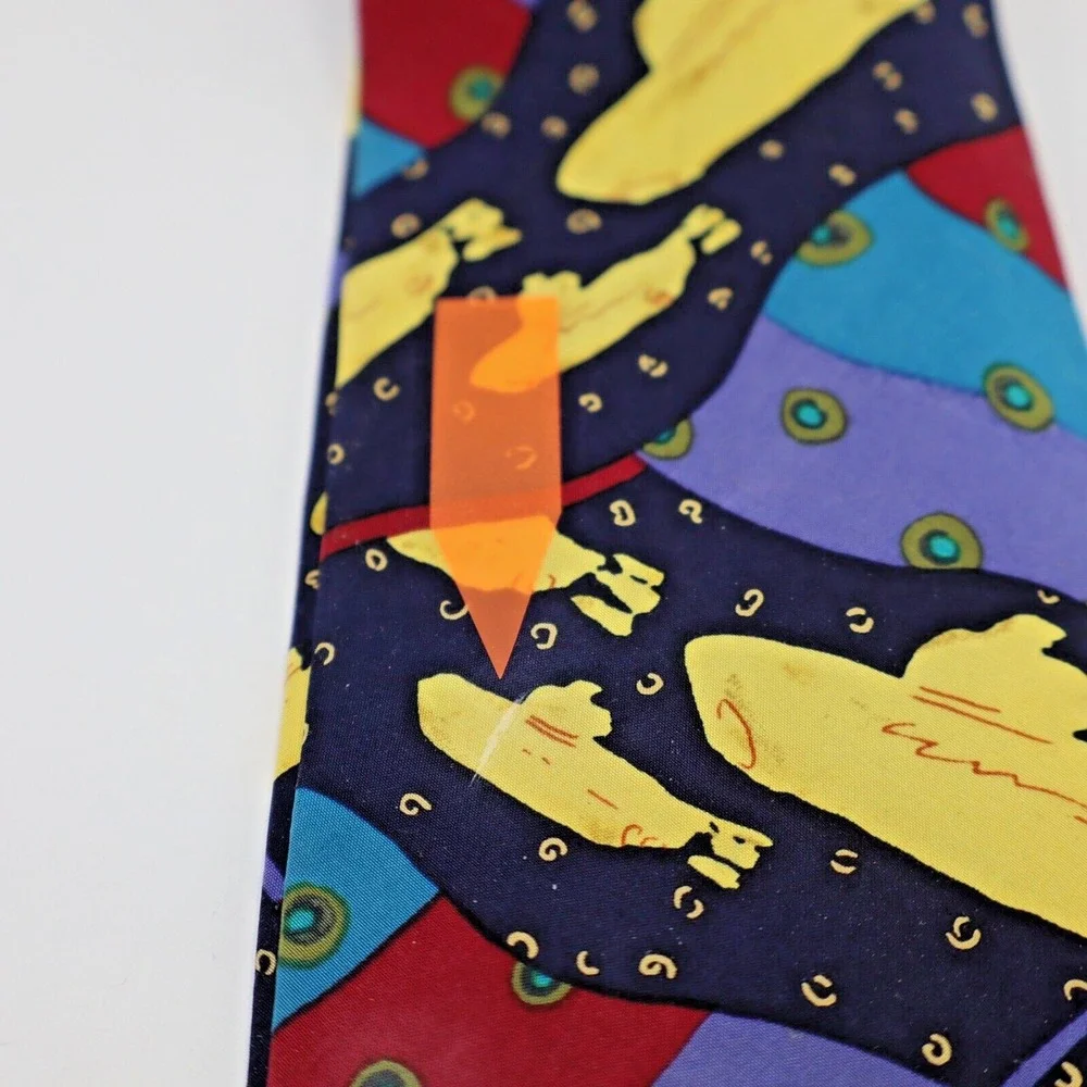 THE BEATLES Yellow Submarine & Drive My Car Neck Ties Set of 2 Novelty 100% Silk